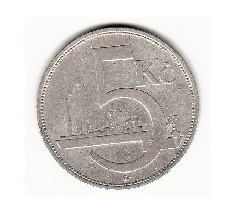5 kč 1929 Továreň /03/
