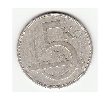 5 kč 1929 Továreň /06/