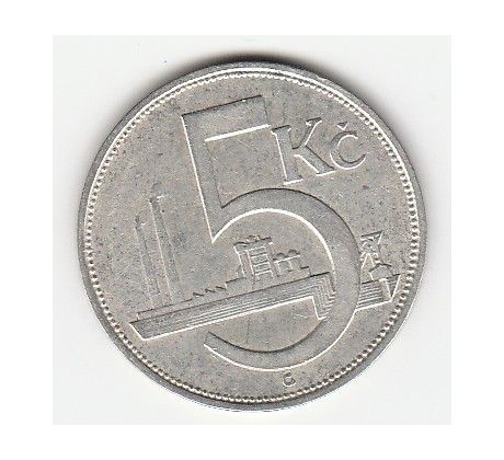 5 kč 1929 Továreň /07/