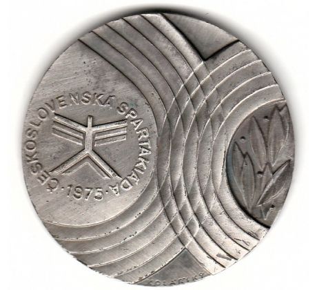 Medaila československá spartakiáda 1975 signovaná