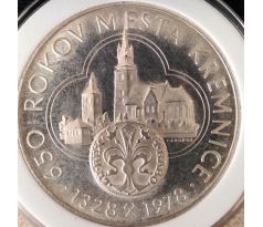 Medaila 650 let mesta Kremnica 1978