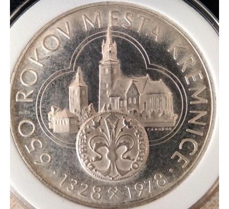 Medaila 650 let mesta Kremnica 1978