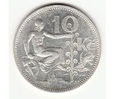 10 Kč 1931 Žena s lipou