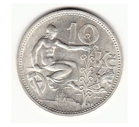10 Kč 1930 Žena s lipou /02/