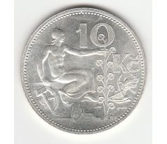 10 Kč 1931 Žena s lipou /02/