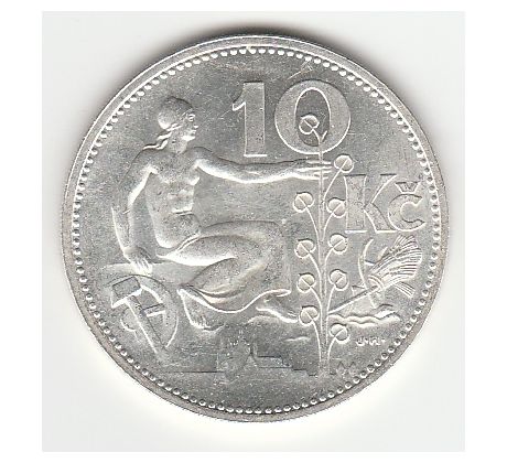 10 Kč 1931 Žena s lipou /02/