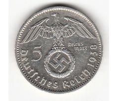 5 reichsmark 1938 F Nemecko 3.ríša