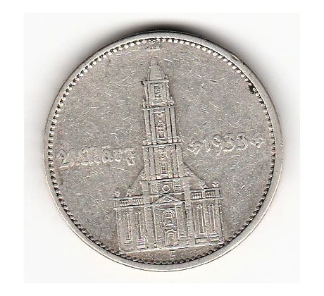 5 reichsmark 1934 F Nemecko 3.ríša