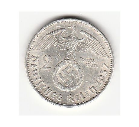 2 reichsmark 1937 A Nemecko