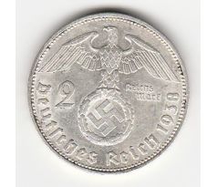 2 reichsmark 1938 E Nemecko