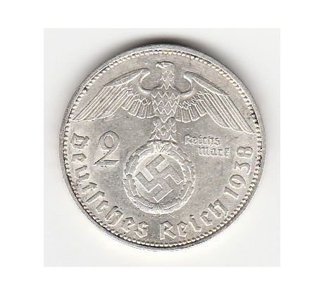 2 reichsmark 1938 E Nemecko