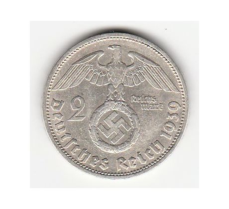 2 reichsmark 1939 D Nemecko