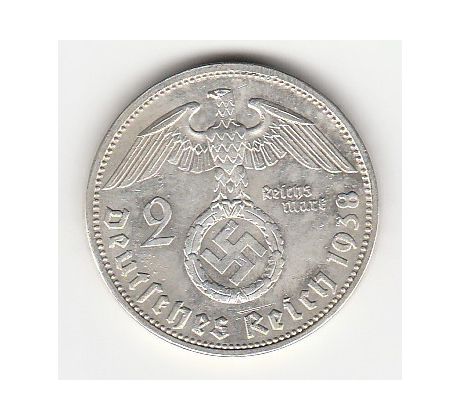 2 reichsmark 1938 A Nemecko