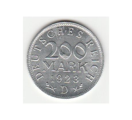 200 marka 1923 D Nemecko