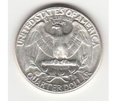 25 cent 1964 USA bez značky mincovne