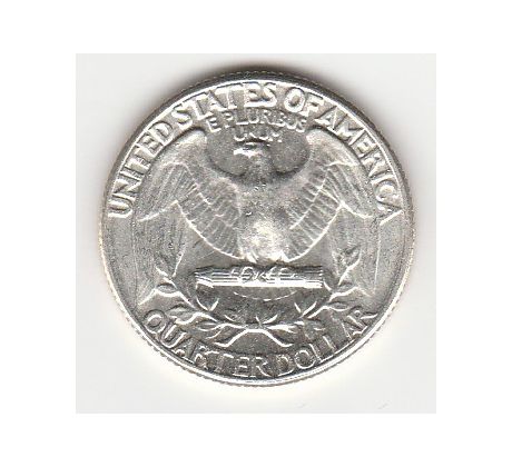 25 cent 1964 USA bez značky mincovne