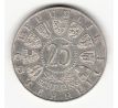 25 šiling 1963 300. výročie - Narodenie princa Eugena