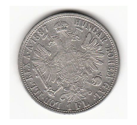 1 zlatník 1887 bz František Jozef I.