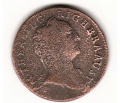 1 kreuzer 1763 K Rakúsko Uhorsko