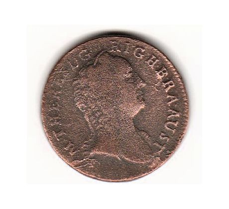 1 kreuzer 1763 K Rakúsko Uhorsko