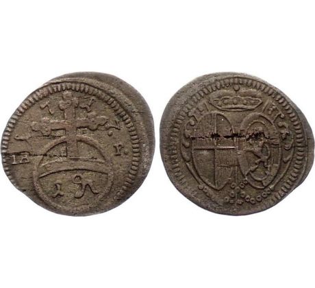 1 Pfennig 1717 IAP Nemecko Brandenburg-Bayreuth