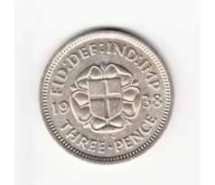 3 pence 1938 Veľká Británia