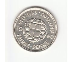 3 pence 1940 Veľká Británia