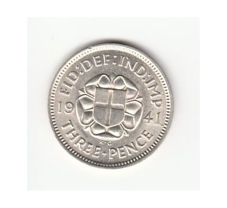 3 pence 1941 Veľká Británia