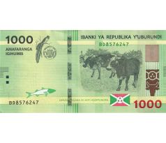 1 000 francs 2015-23 Burundi