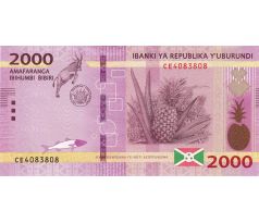 2 000 francs 2015-23 Burundi