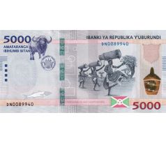 5 000 francs 2022 Burundi