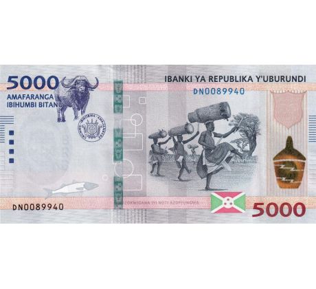 5 000 francs 2022 Burundi