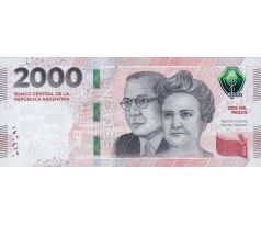 2 000 pesos 2023-24 Argentína