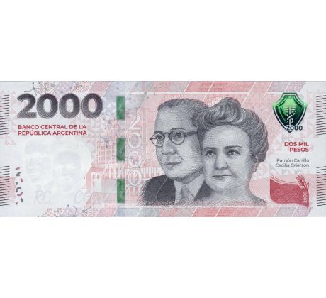 2 000 pesos 2023-24 Argentína