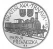 10€ 2023 Spustenie parnej prevádzky Bratislava-Trnava+pamätný list PROOF