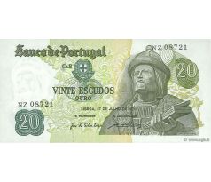 20 escudos 1971 Portugalsko