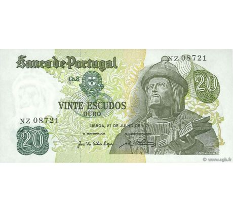 20  escudos 1971 Portugalsko