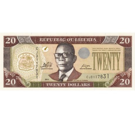 20 dollar 2003-11 Libéria