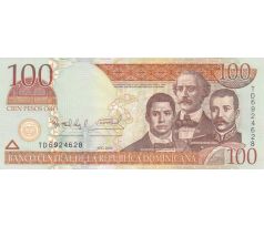 100 pesos 2006-10 Dominikanská republika