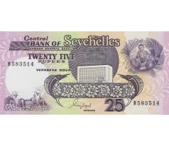 25 rupees 1989-1996 Seychely