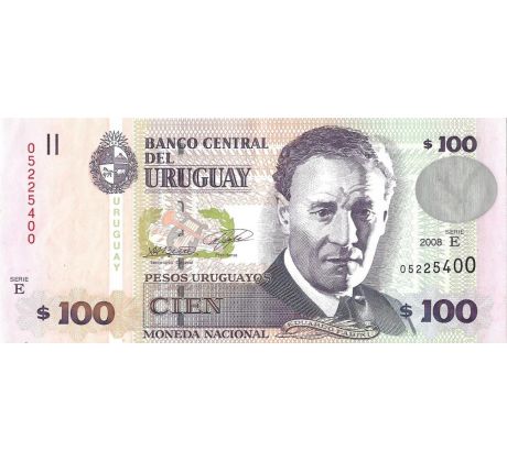 100 pesos 2008-11 Uruguay