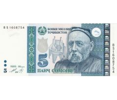 5 somoni 1999/2013/ Tadžikistan