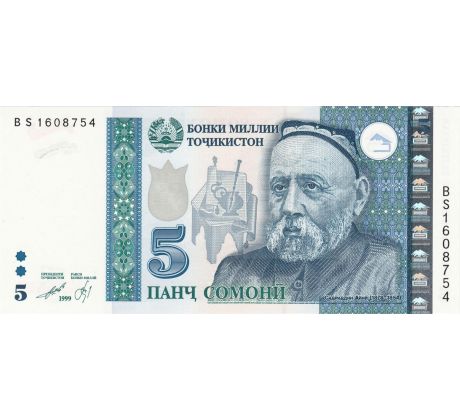 5 somoni 1999/2013/ Tadžikistan