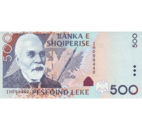 500 leke 2001-15 Albánsko