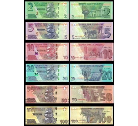 Sada Zimbabwe 6ks
