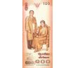 100 baht 2004 pamätná bankovka v blistri