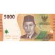 5 000 rupia 2022 - 24 Indonézia