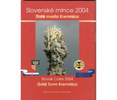 Sada slovenských mincí 2004 Zlaté mesto kremnica