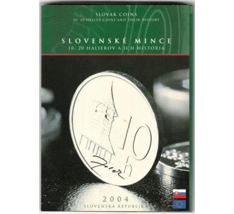 Sada slovenských mincí 2004 s originálnym podpisom autora/02/