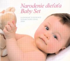 Sada slovenských mincí 2009 Narodenie Dieťaťa